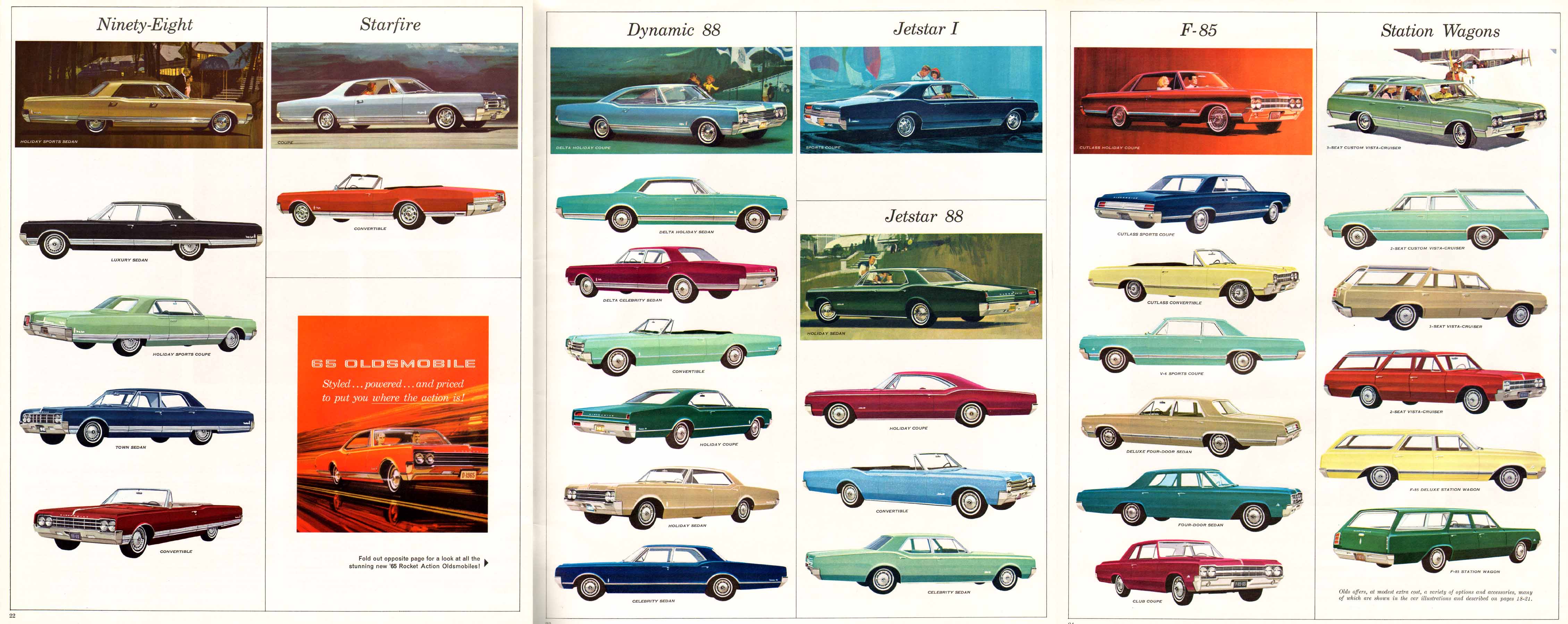 1965 Oldsmobile Motor Cars Prestige Brochure Page 11